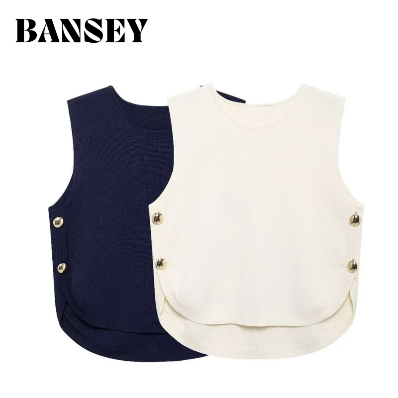 Asymmetric Top Women - 2025 Top elegante sin mangas para