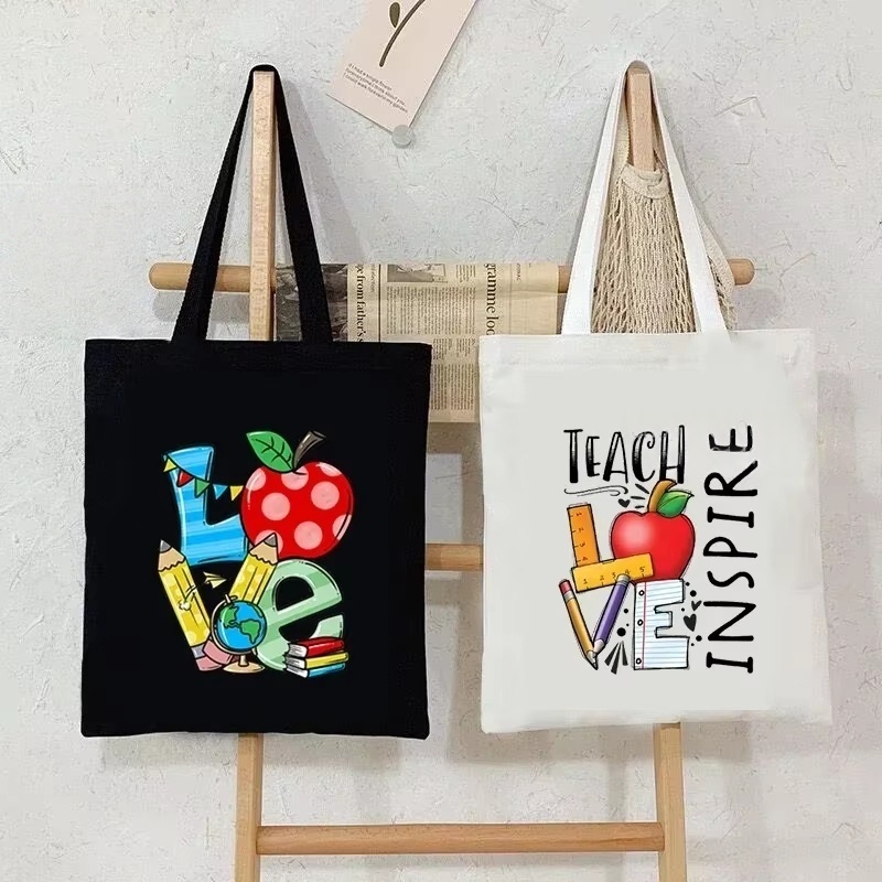 Canvas Tote Bag - Bolso de lona para mujer con