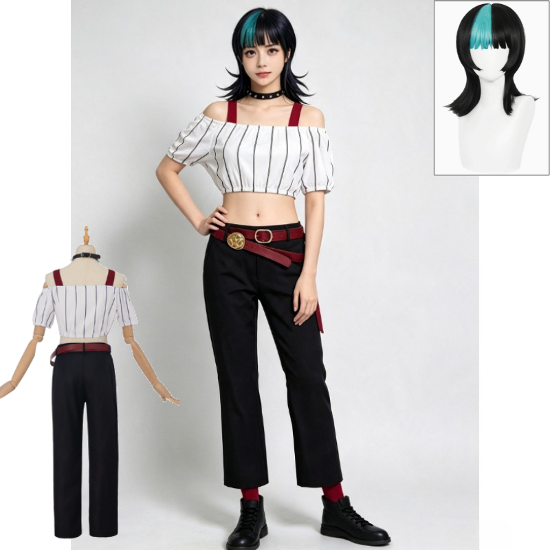 Off Shoulder Top - Disfraz de Cosplay de Kirara Jujutsu