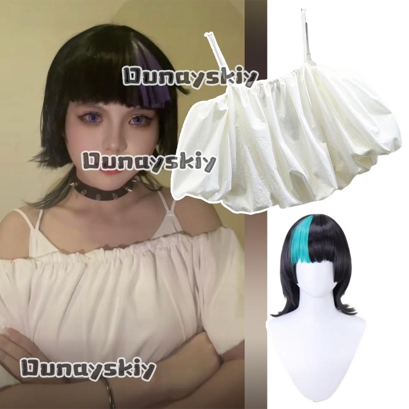 Off Shoulder Top - Disfraz de Cosplay aBc01Hoshi Kirara Roro,