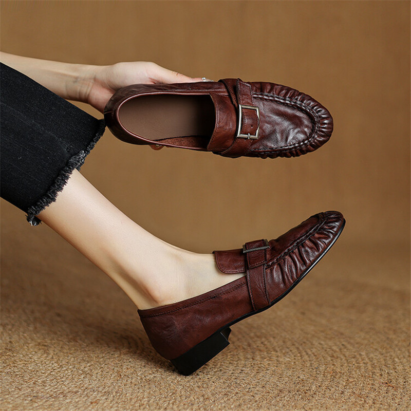 Women'S Fashion Walking Shoes - Zapatos de tacón grueso para Mujer,