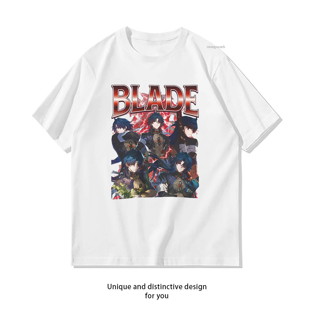 Women'S Fashion Guide - Blade Honkai Star Rail-Camiseta informal transpirable