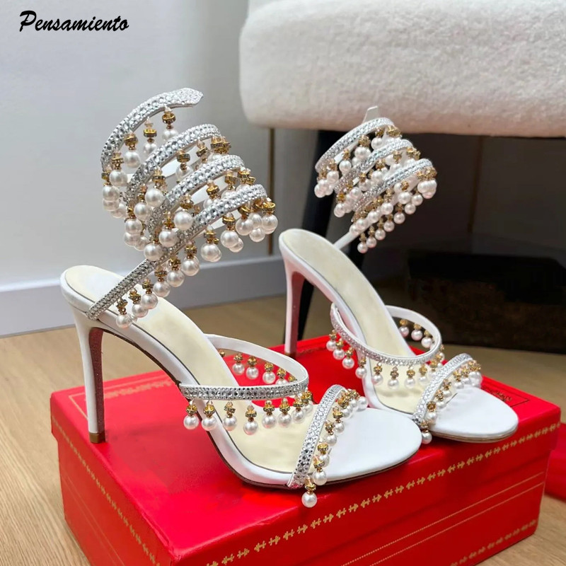 Women'S Fashion Q - Sandalias de gladiador de lujo con