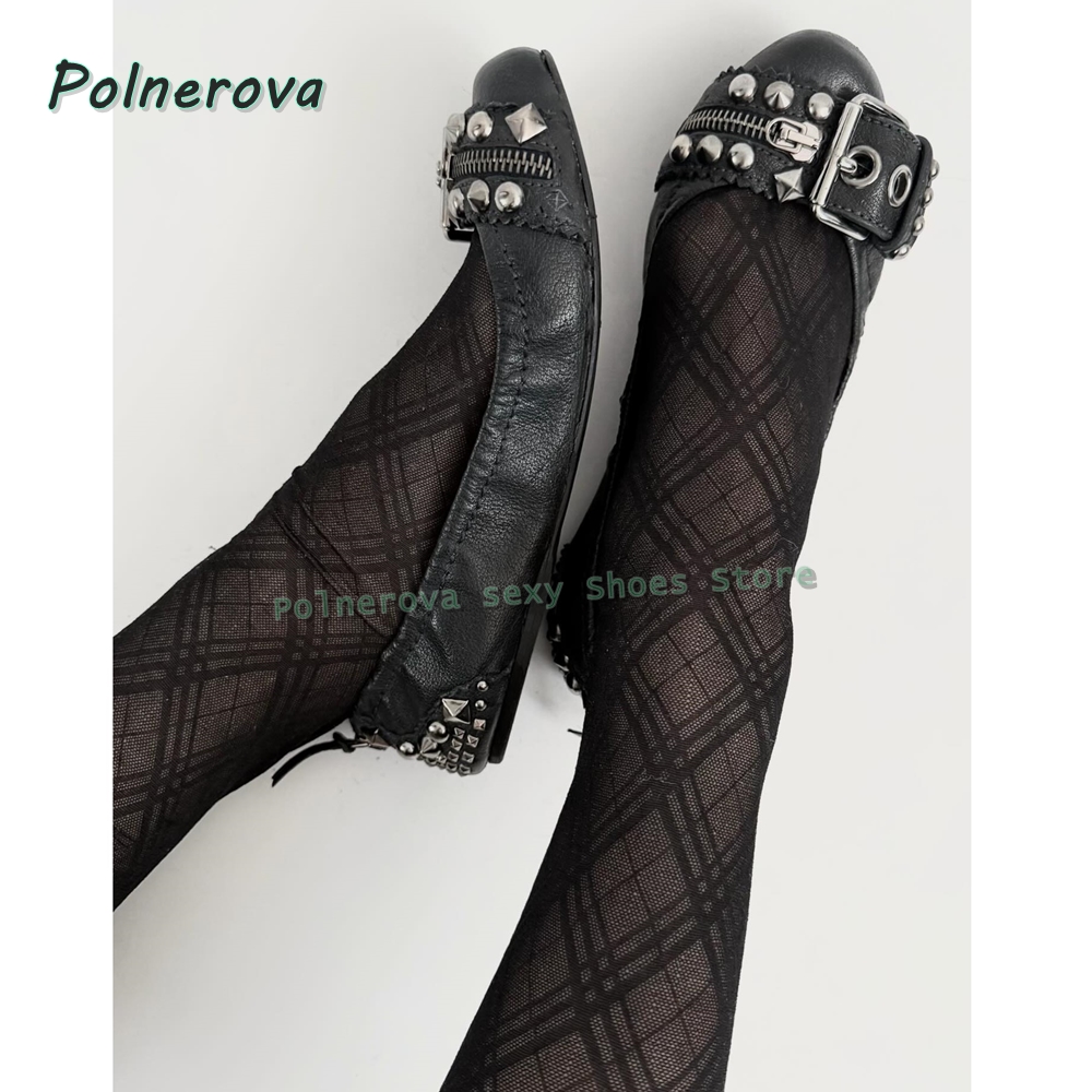 Women'S Fashion Walking Shoes - Zapatos Mary Jane con Hebilla de