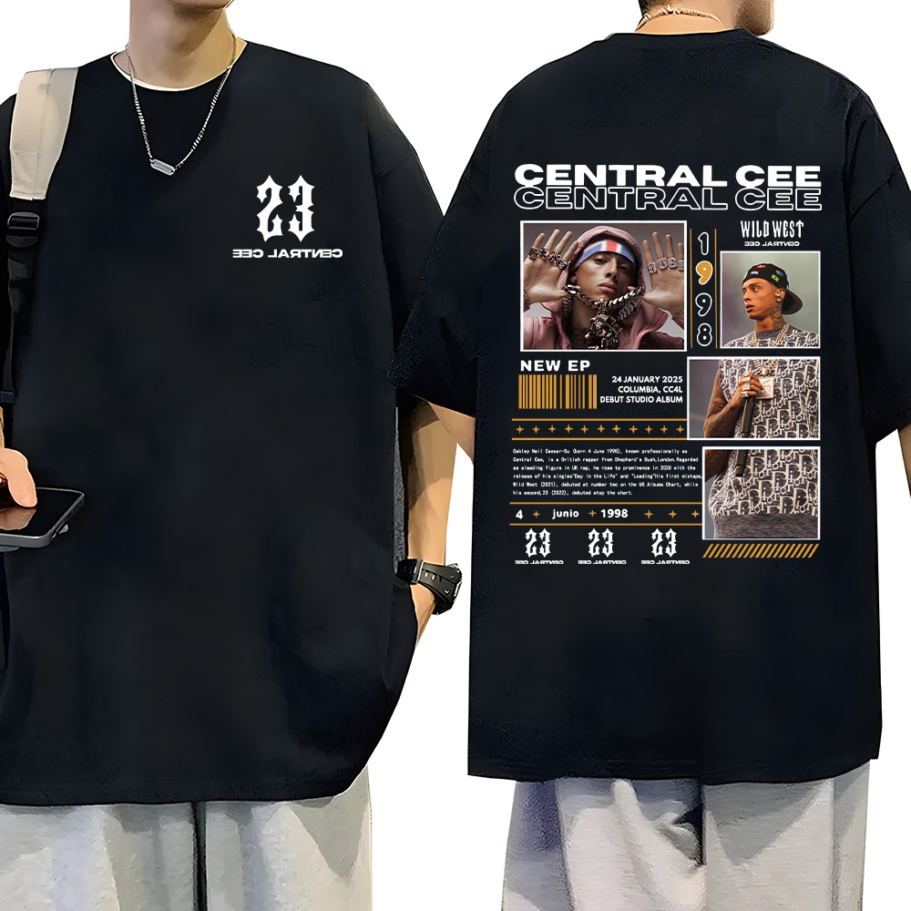 Women'S Fashion Wild West - Camisetas de rapero Central Cee Wild