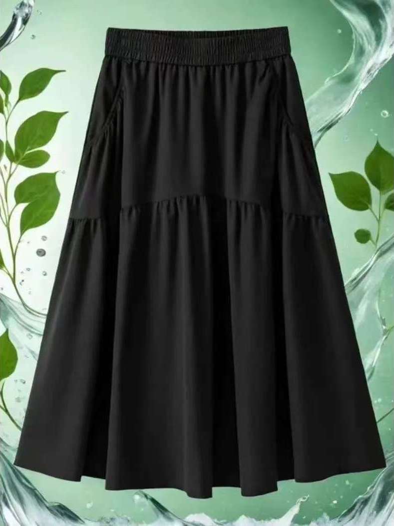 A-Line Skirt Midi - Falda Midi Cómoda de Corte A