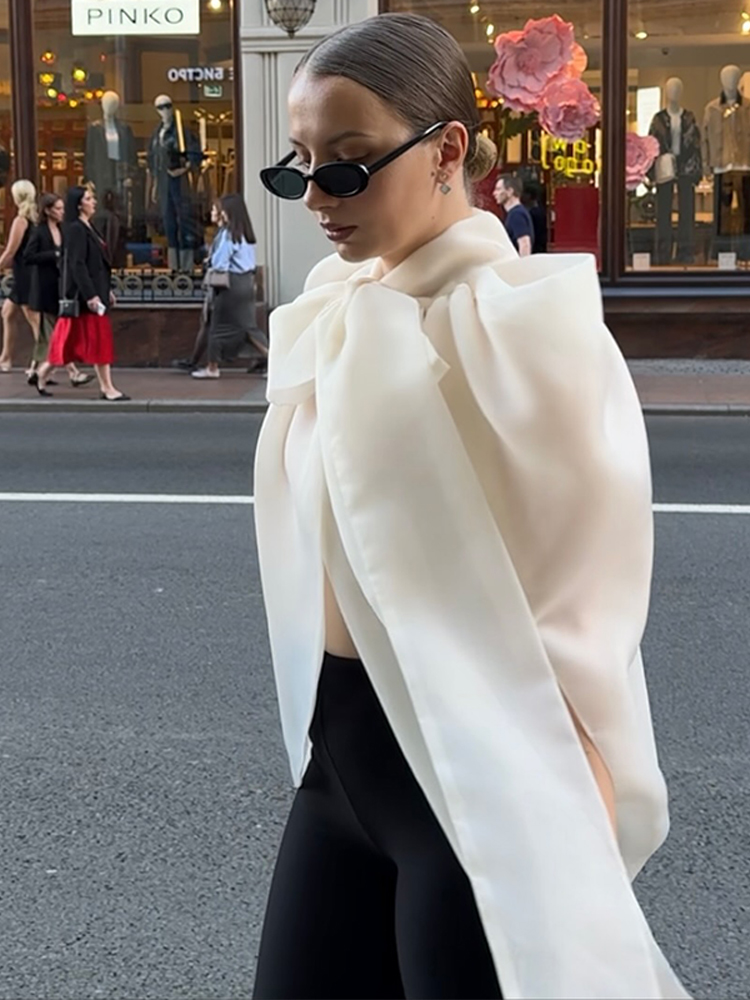 Top de Moda para Mujer, Sin Ma - Wrap Blouse Chiffon reseña y precio