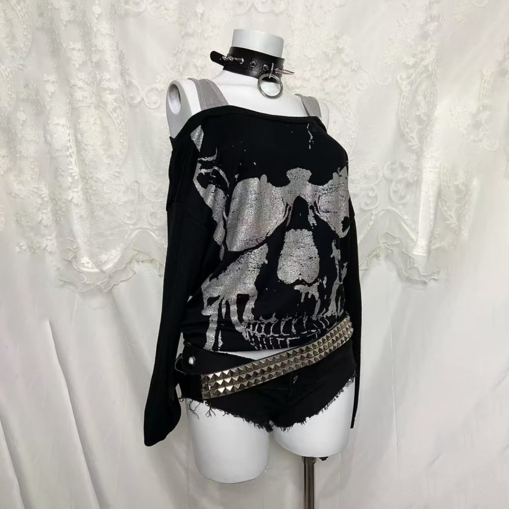 Camiseta Y2K de Dos Piezas con - Off Shoulder Top reseña y precio