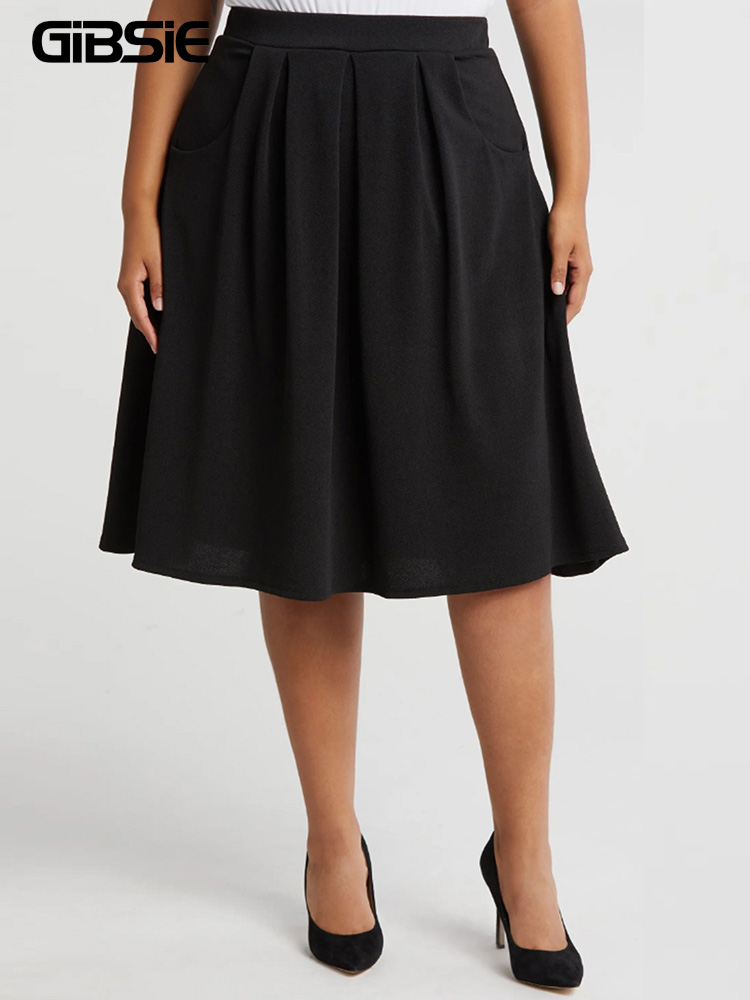 GIBSIE, falda Midi de punto de - A-Line Skirt Midi reseña y precio
