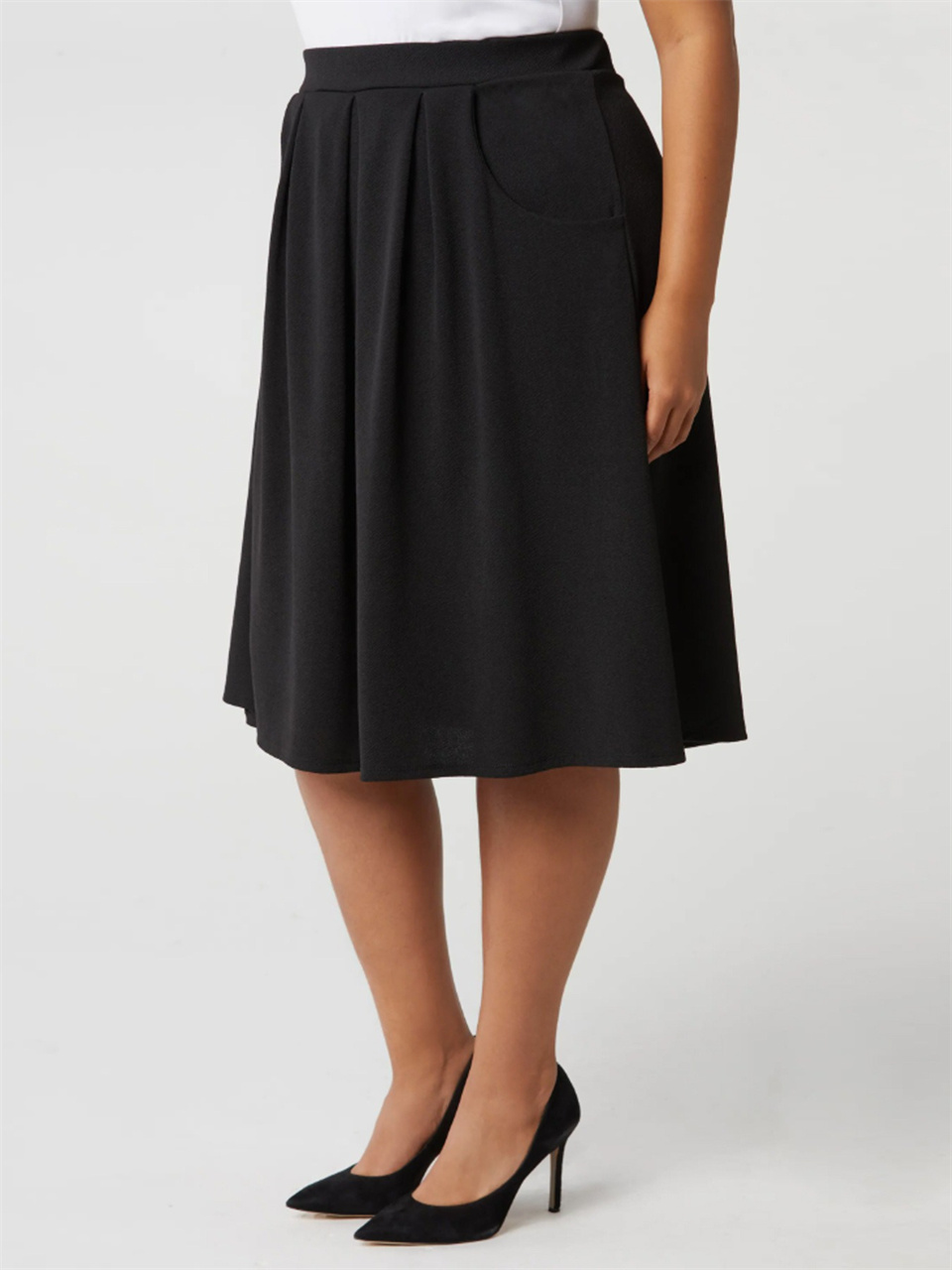 GIBSIE, falda Midi de punto de - A-Line Skirt Midi reseña y precio