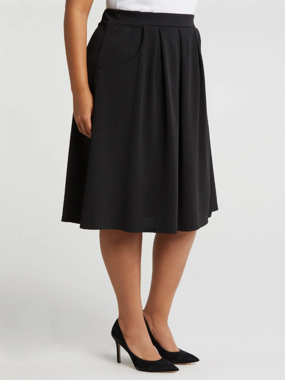 GIBSIE, falda Midi de punto de - A-Line Skirt Midi reseña y precio