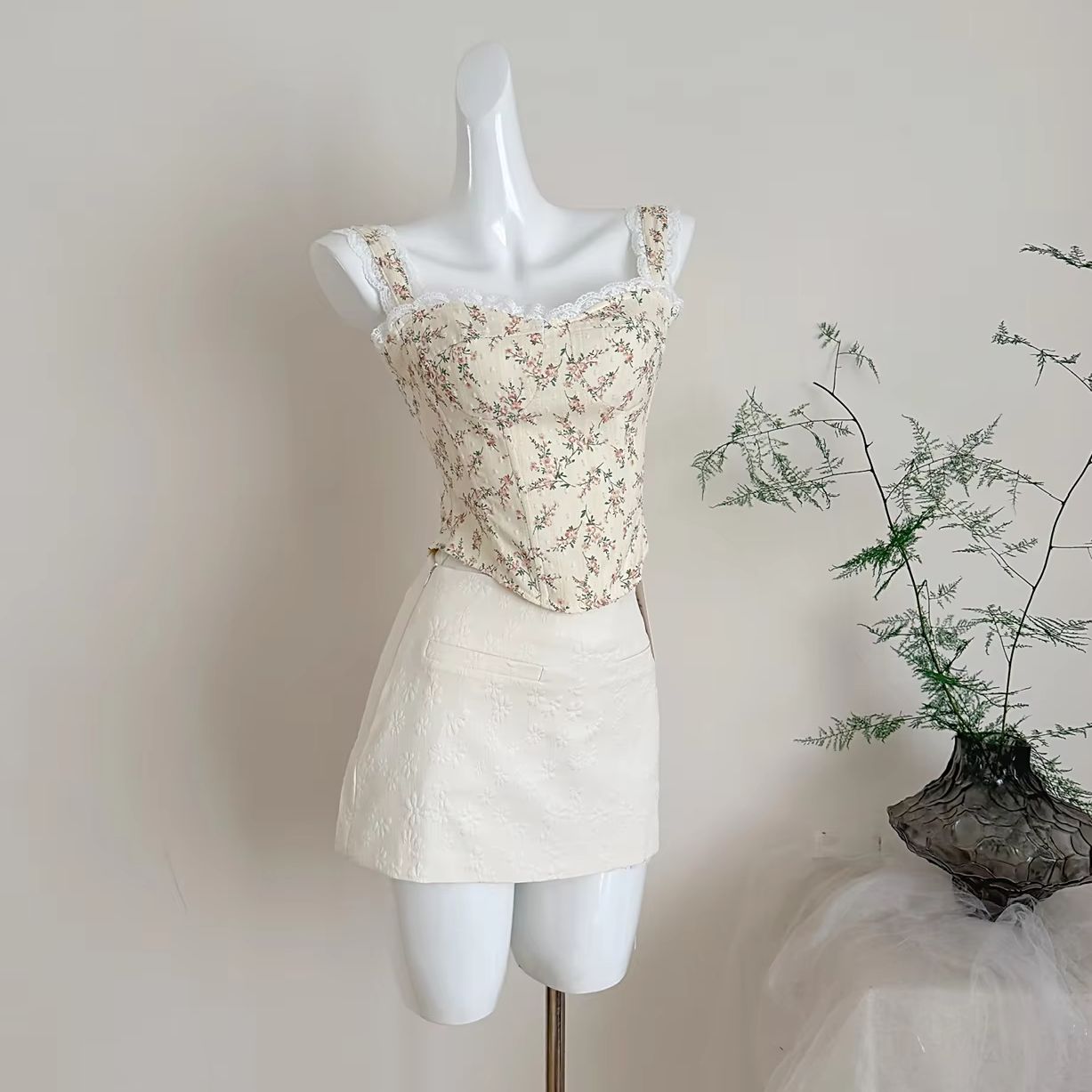 Conjuntos de falda para mujer, - Asymmetric Top Women reseña y precio