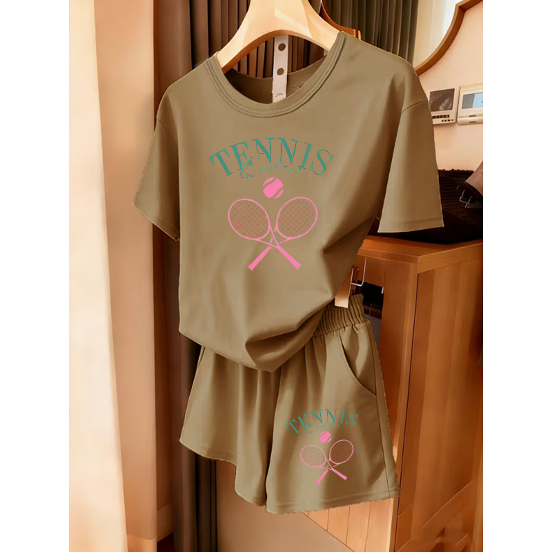 Conjunto de Top de Manga Corta - Women'S Fashion For 2026 reseña y precio