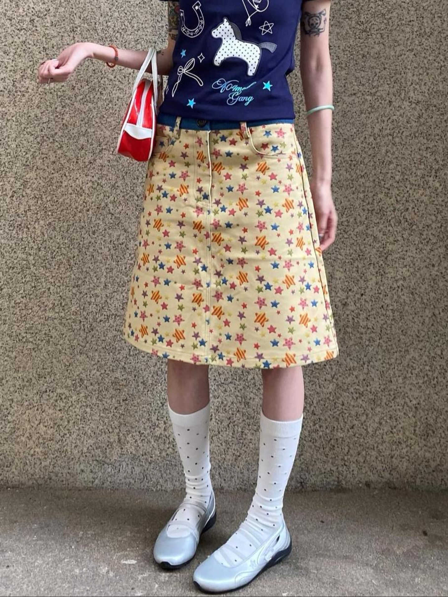 Faldas Midi de Mezclilla para  - A-Line Skirt Midi reseña y precio
