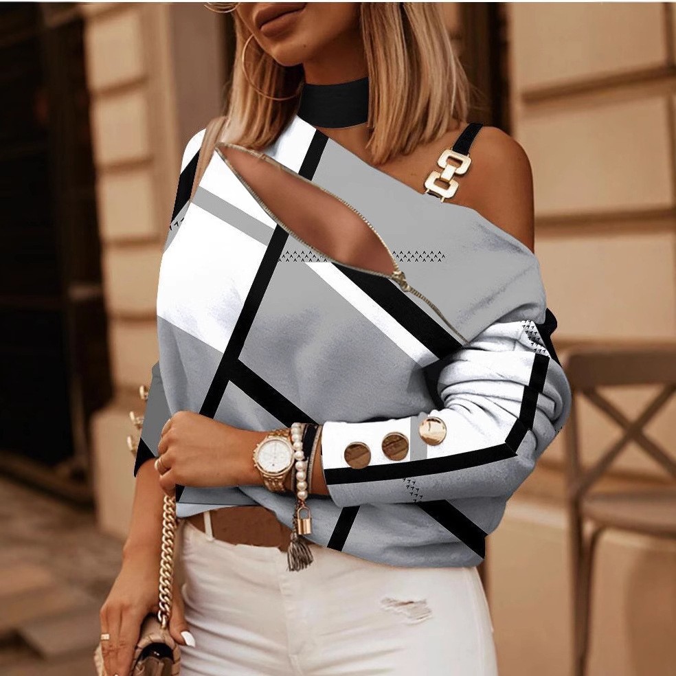 Blusa de Mujer con Hombros Des - Off Shoulder Top reseña y precio