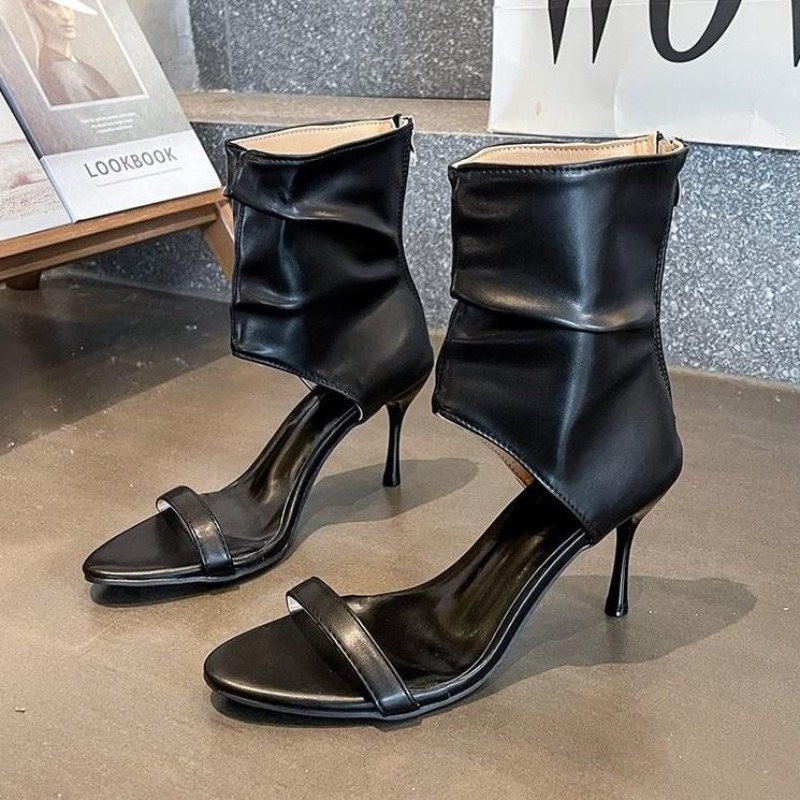 Sandalias de tacón fino con di - Women'S Fashion Q reseña y precio