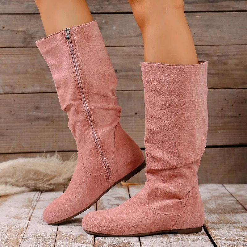 2025 invierno nueva moda crema - Women'S Fashion Boots 2025 reseña y precio
