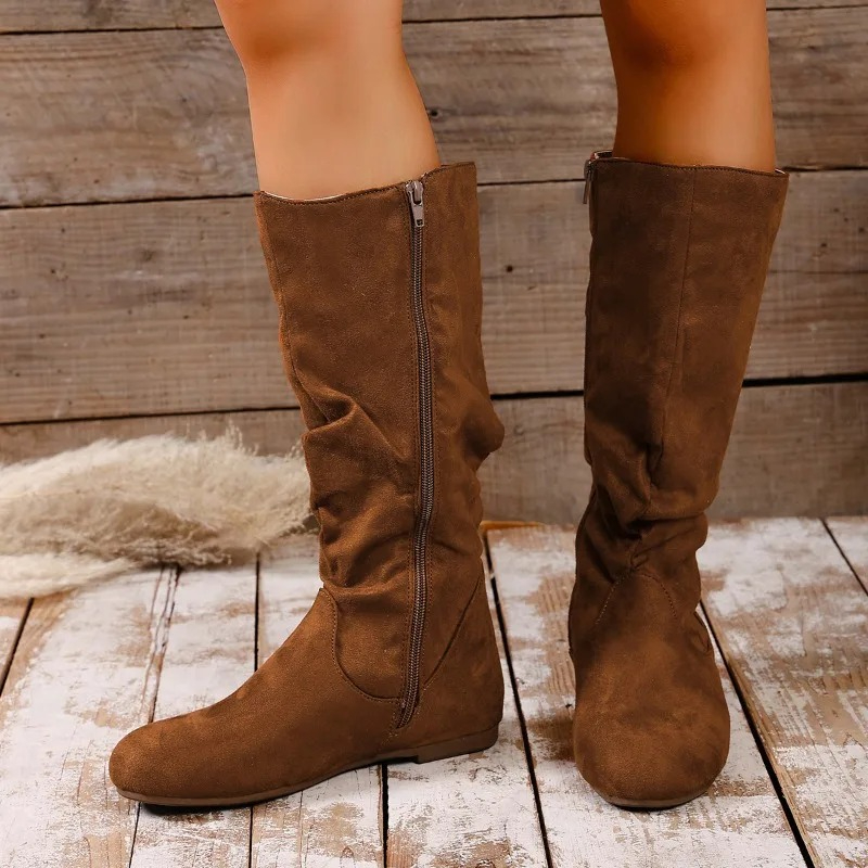 2025 invierno nueva moda crema - Women'S Fashion Boots 2025 reseña y precio