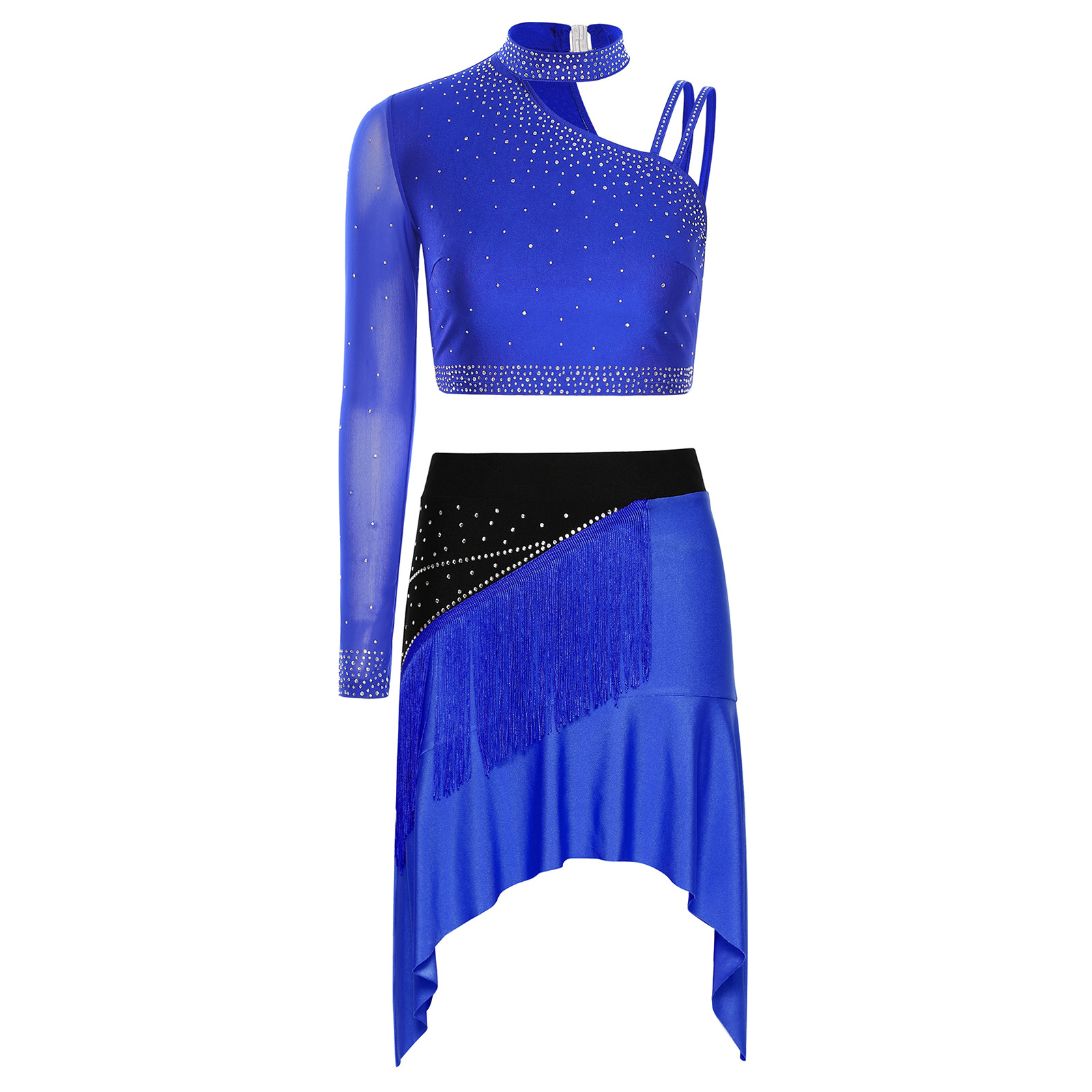 Conjunto de Danza Latina, Tang - Asymmetric Top Women reseña y precio