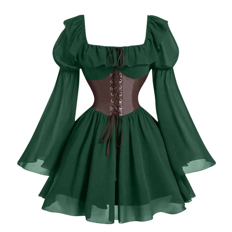 Nuevo vestido Medieval renacen - Women'S Fashion Renaissance Period reseña y precio