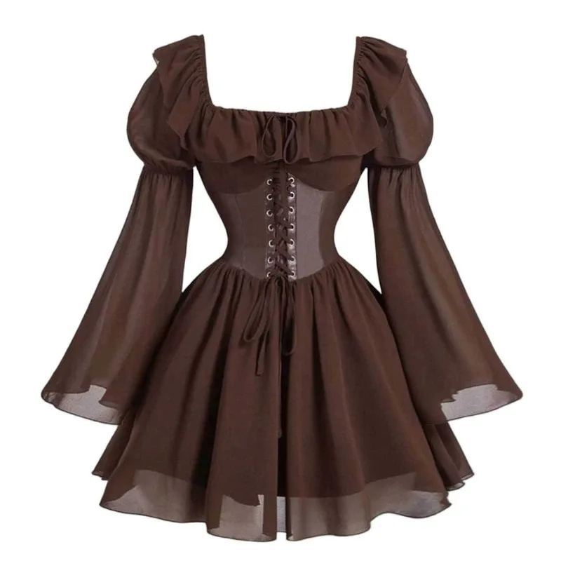 Nuevo vestido Medieval renacen - Women'S Fashion Renaissance Period reseña y precio
