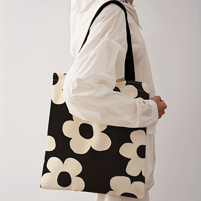 Bolso tote con estampado de fl - Canvas Tote Bag reseña y precio