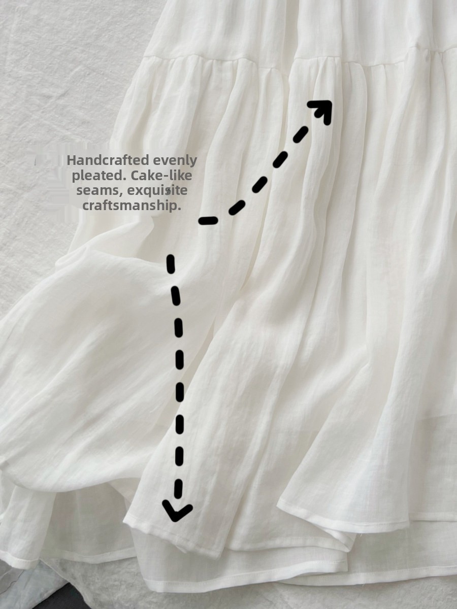 Falda midi de corte holgado, e - A-Line Skirt Midi reseña y precio