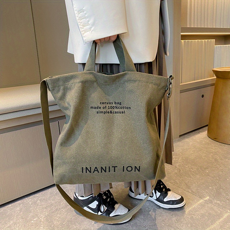 Bolso de mano de lona japonés  - Canvas Tote Bag reseña y precio