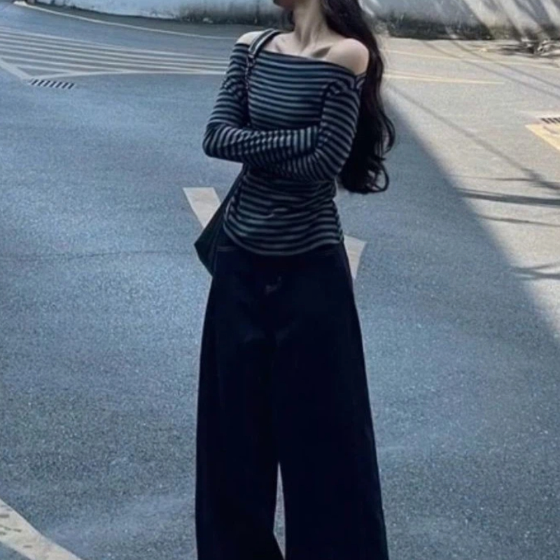 Blusa Casual de Mujer Vintage  - Off Shoulder Top reseña y precio