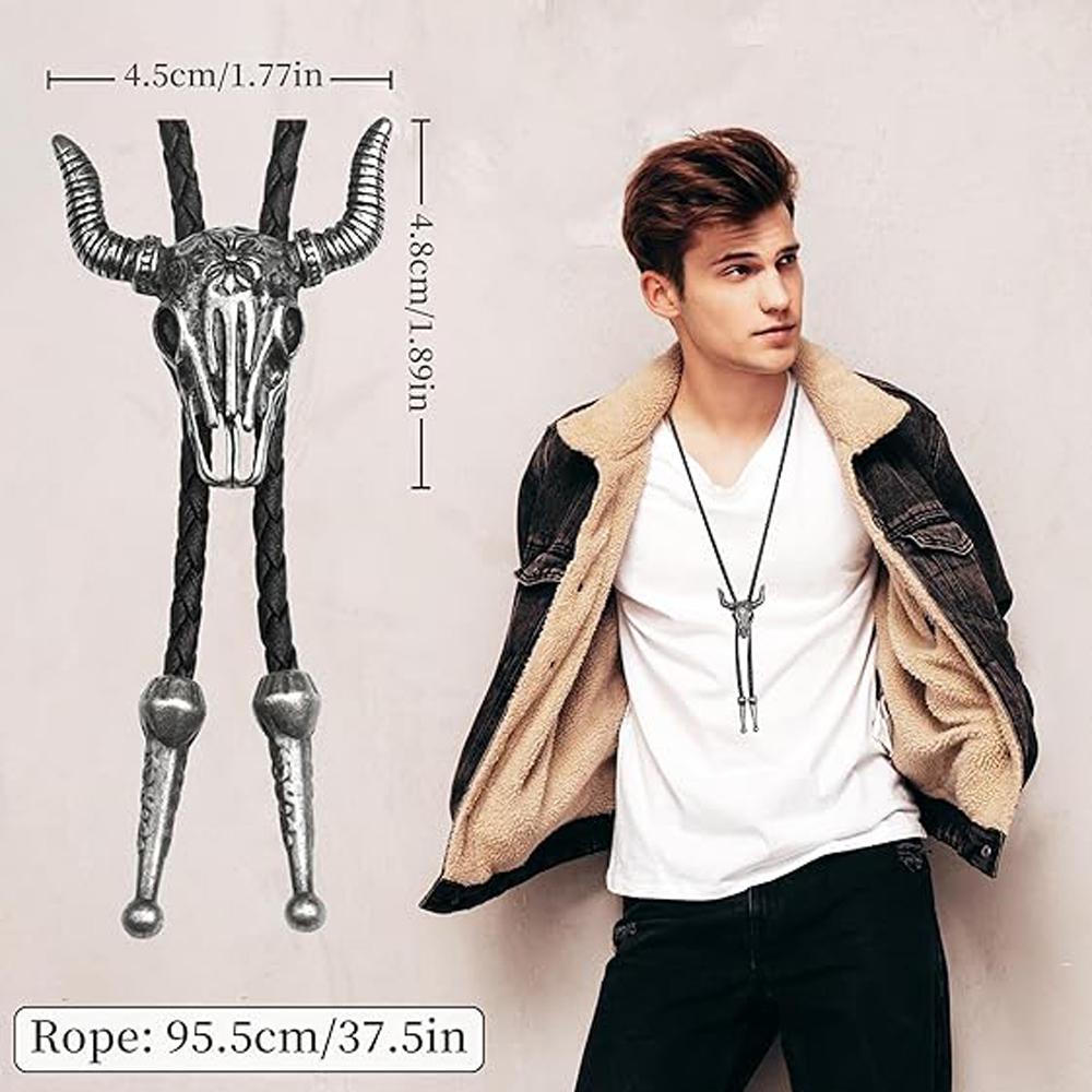 Collar de Cuero para Hombre, C - Women'S Fashion Wild West reseña y precio