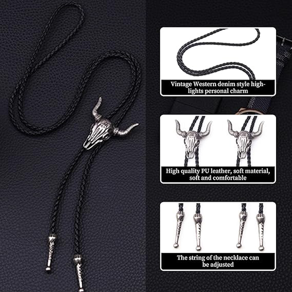 Collar de Cuero para Hombre, C - Women'S Fashion Wild West reseña y precio