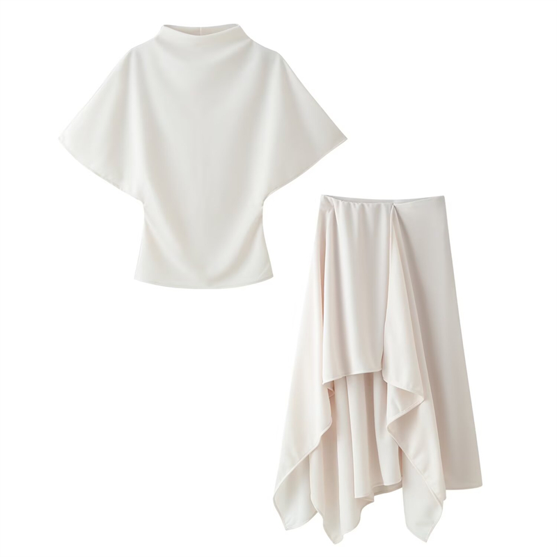 Conjunto de Dos Piezas Estilo  - Asymmetric Top Women reseña y precio