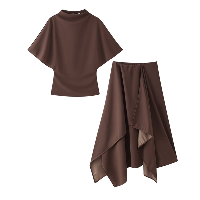 Conjunto de Dos Piezas Estilo  - Asymmetric Top Women reseña y precio