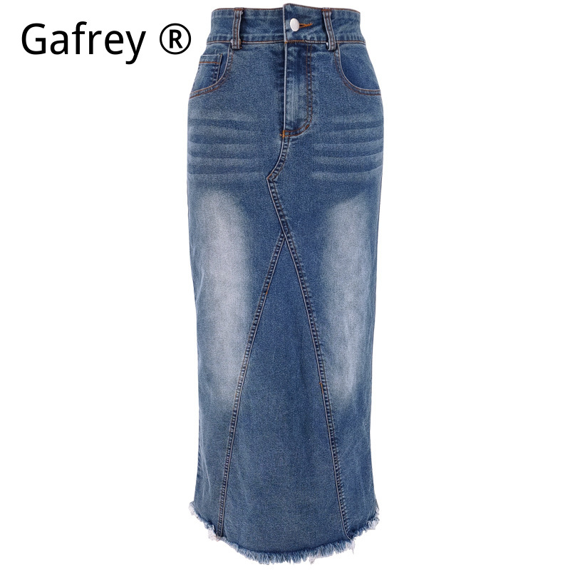 Falda vaquera midi de mujer, c - A-Line Skirt Midi reseña y precio