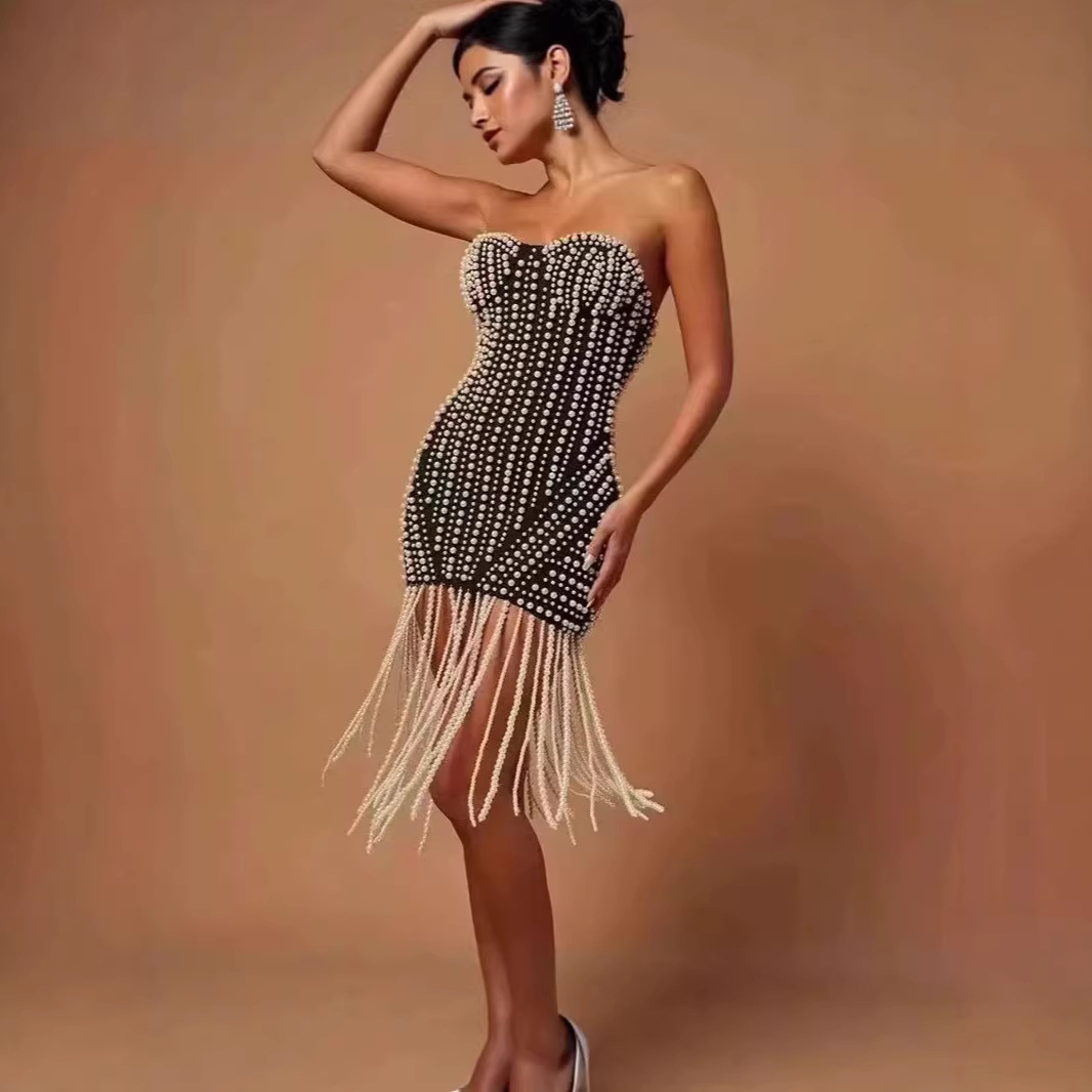 Vestido Corto Sexy sin Tirante - Women'S Fashion Dresses Images reseña y precio