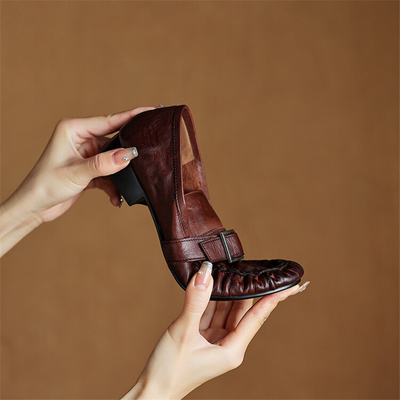 Zapatos de tacón grueso para M - Women'S Fashion Walking Shoes reseña y precio