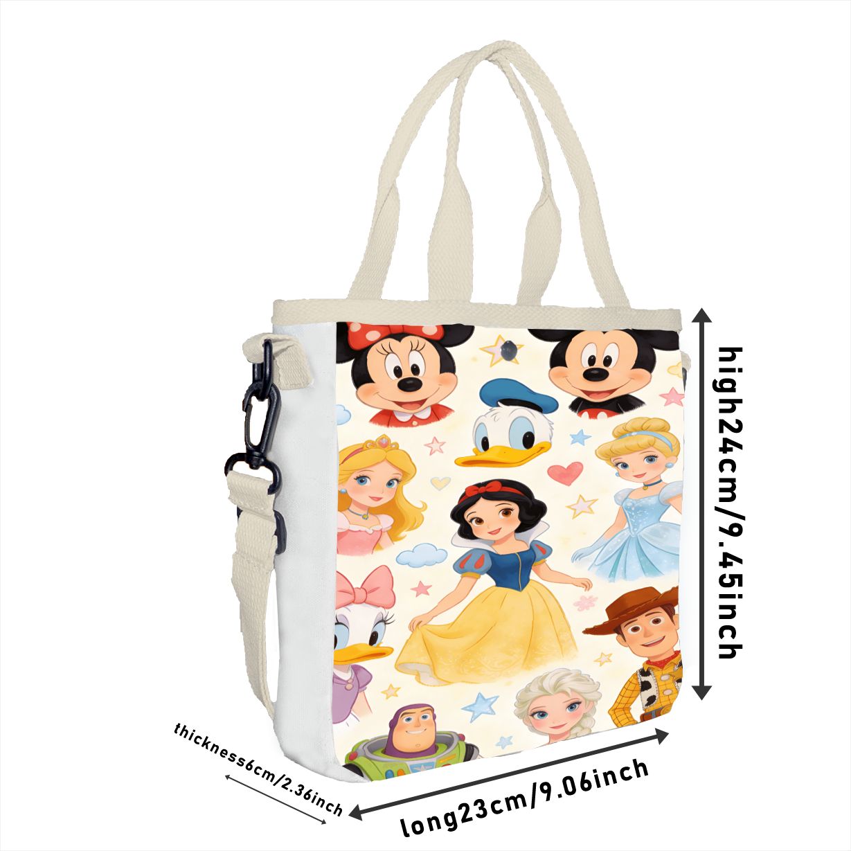 Bolso Tote Multifuncional Prin - Canvas Tote Bag reseña y precio