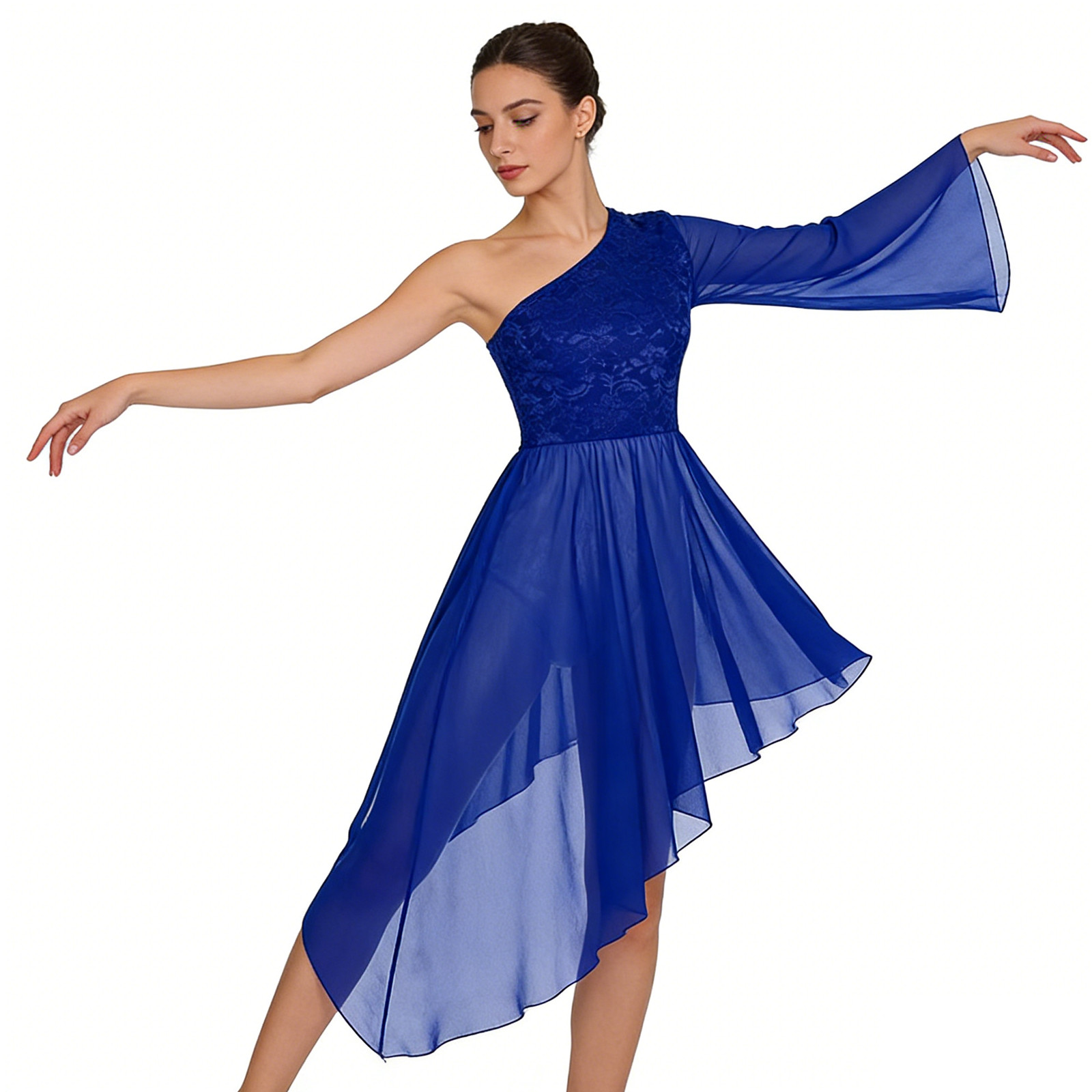 Túnica de danza de Ballet de a - Wrap Blouse Chiffon reseña y precio