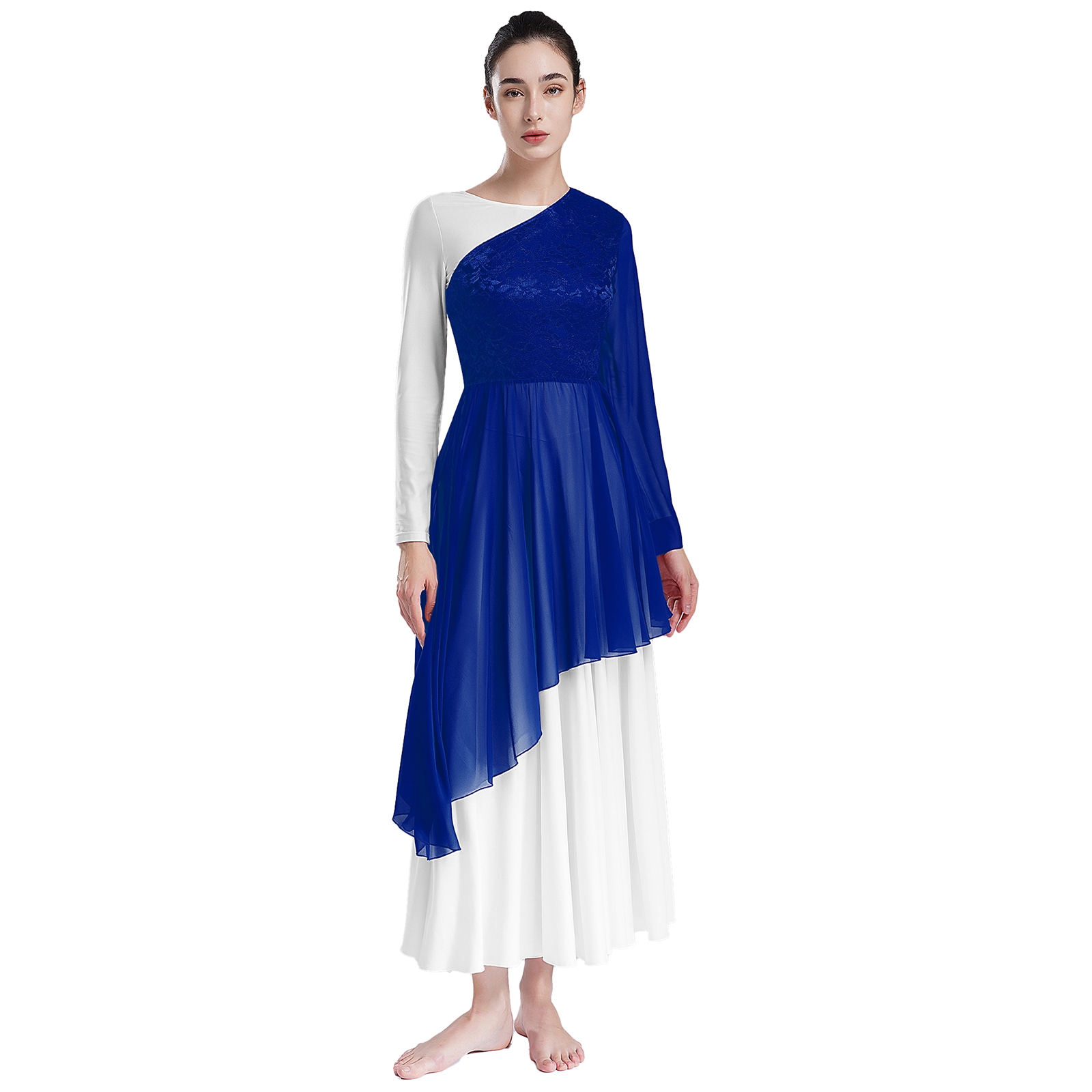 Túnica de danza de Ballet de a - Wrap Blouse Chiffon reseña y precio