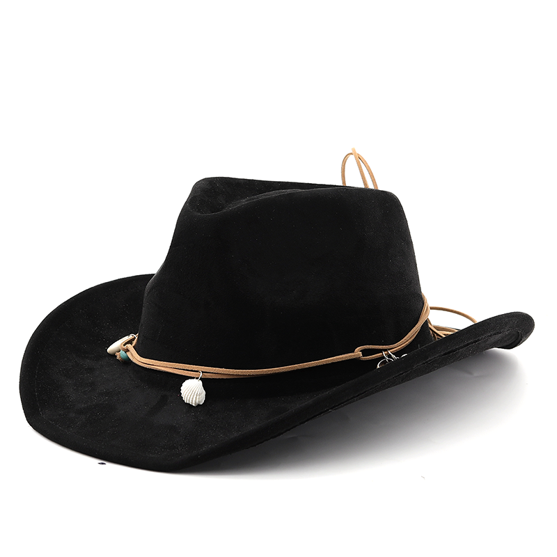Sombrero de vaquero de gamuza  - Women'S Fashion Wild West reseña y precio