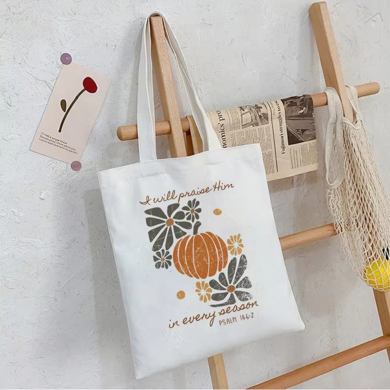 Bolso de compras floral estilo - Canvas Tote Bag reseña y precio