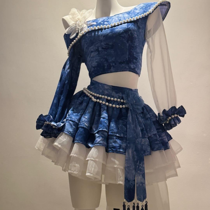 Conjunto de Falda Lolita Elega - Asymmetric Top Women reseña y precio