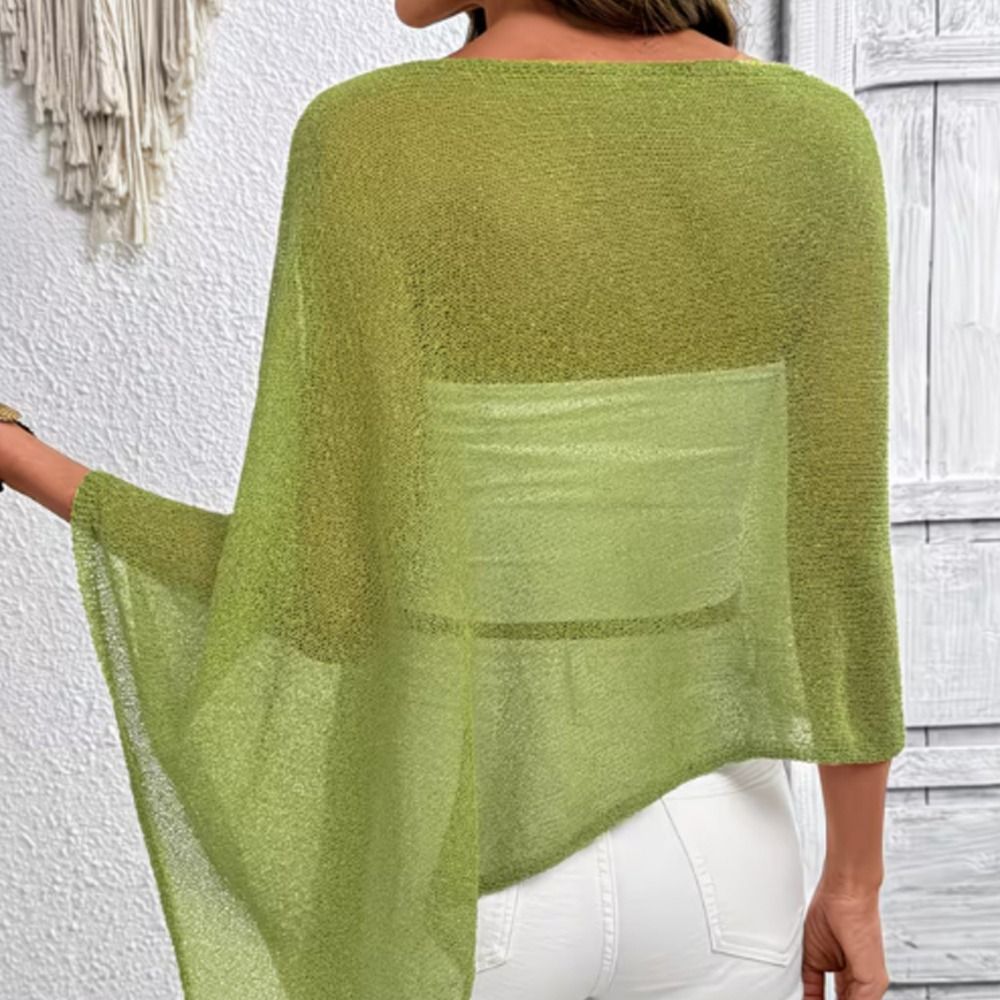 Elegante Top Poncho con Hombro - Asymmetric Top Women reseña y precio
