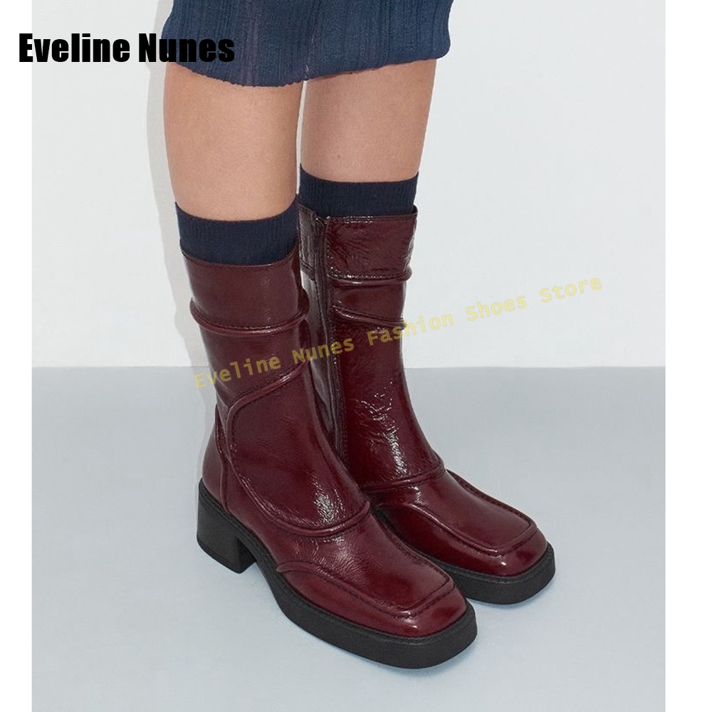 Botas de moda con punta cuadra - Women'S Fashion Boots 2025 reseña y precio