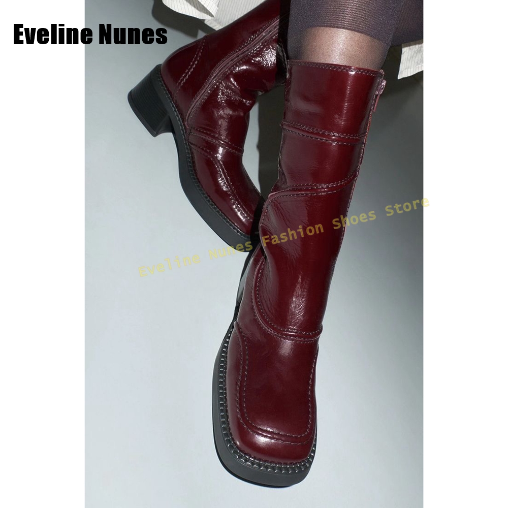 Botas de moda con punta cuadra - Women'S Fashion Boots 2025 reseña y precio