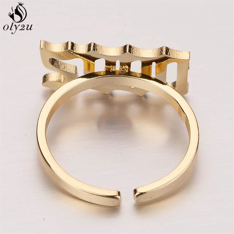 Oly2u Anillos personalizados c - Women'S Fashion Year 2000 reseña y precio
