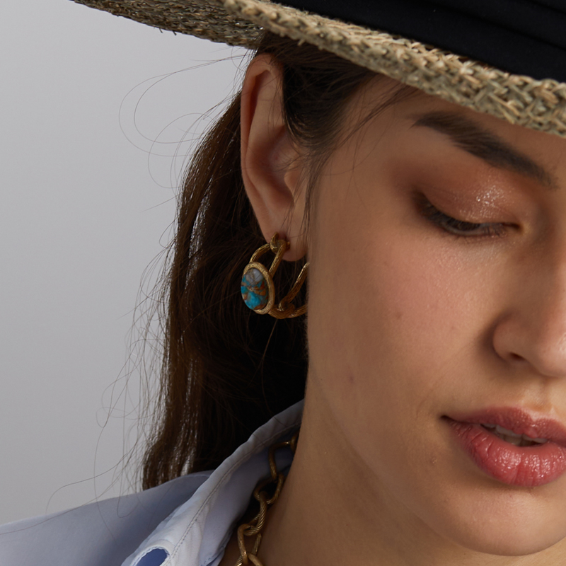 Pendientes de piedra Natural R - Women'S Fashion Guide reseña y precio