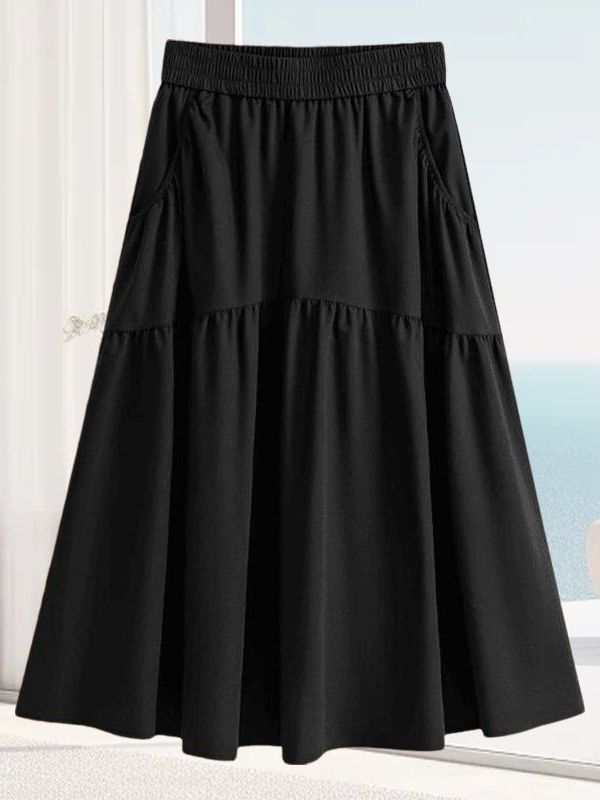 Falda Midi Cómoda de Corte A p - A-Line Skirt Midi reseña y precio
