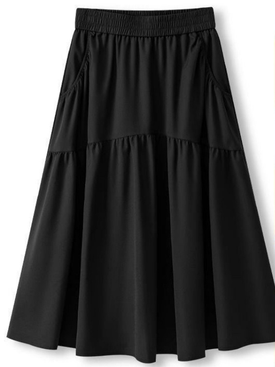 Falda Midi Cómoda de Corte A p - A-Line Skirt Midi reseña y precio