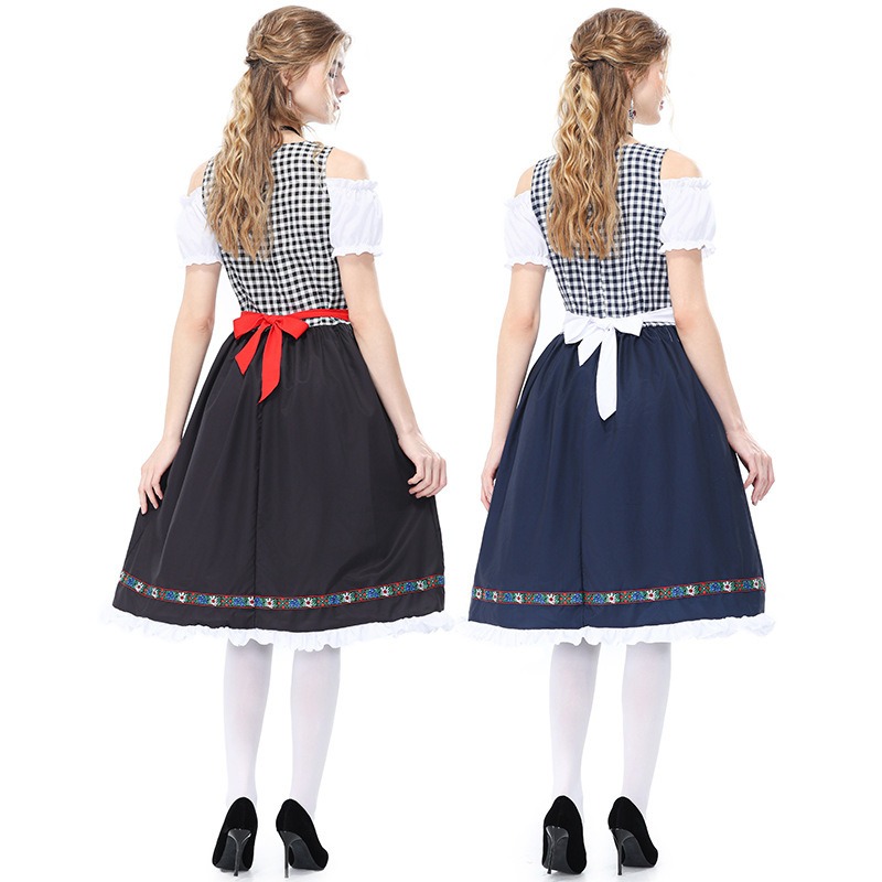 Traje tradicional bávaro alemá - Off Shoulder Top reseña y precio